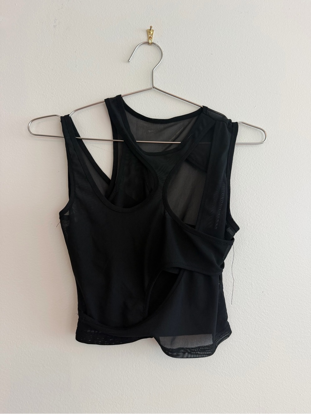 LAYERED CROP TOP XS